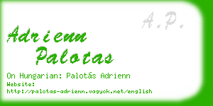 adrienn palotas business card